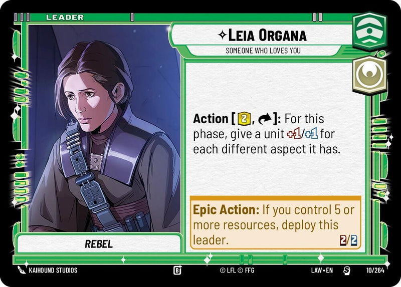 Image for Leia Organa - Someone Who Loves You (10/264) - Star Wars: Unlimited