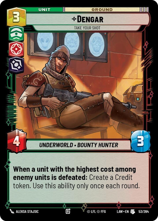 Image for Dengar - Take Your Shot (53/264) - Star Wars: Unlimited