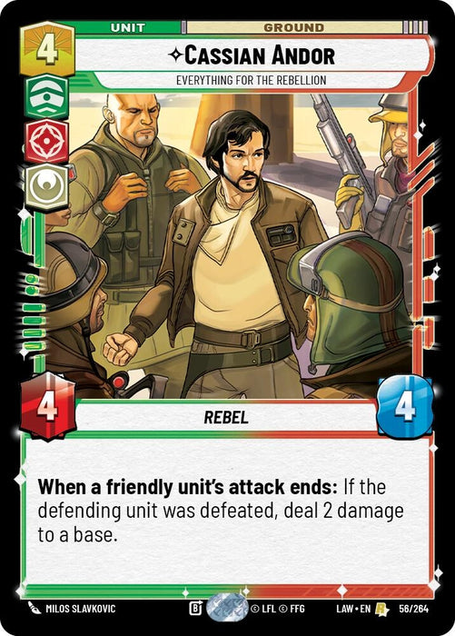Image for Cassian Andor - Everything for the Rebellion (58/264) - Star Wars: Unlimited