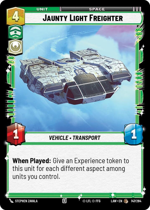 Image for Jaunty Light Frieghter (147/264) - Star Wars: Unlimited