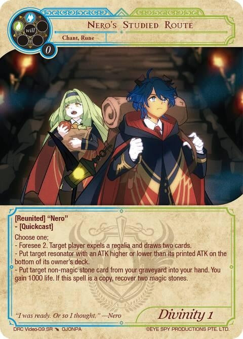 Image for Nero's Studied Route (DRC Video-09 SR) - Force of Will