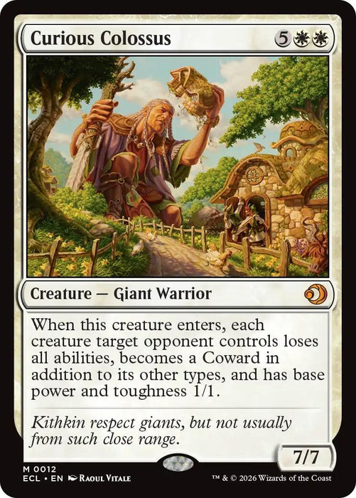 Image for Curious Colossus (12) - Magic: The Gathering