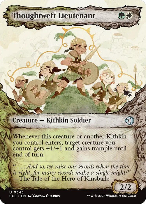 Image for Thoughtweft Lieutenant (Showcase) (343) - Magic: The Gathering