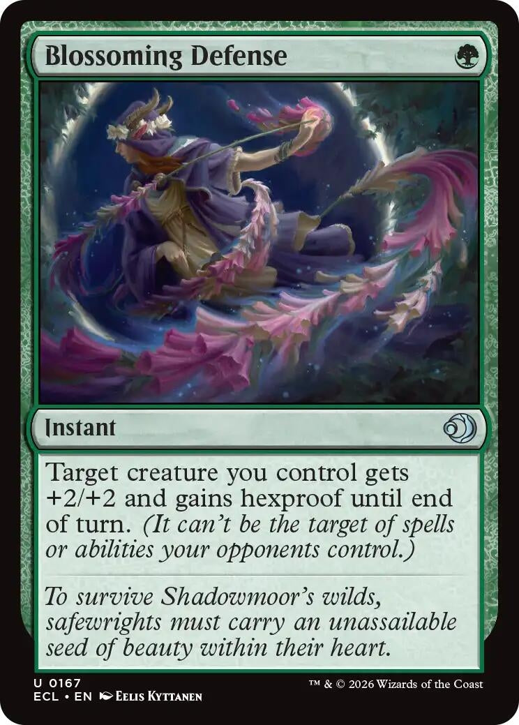 Image for Blossoming Defense (167) - Magic: The Gathering