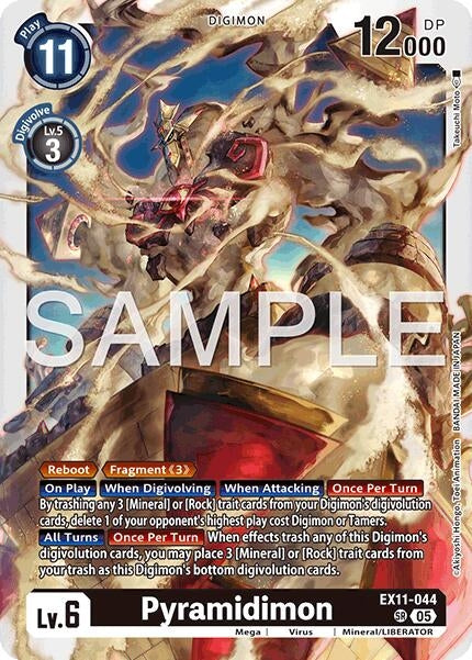 Image for Pyramidimon (EX11-044 SR) [Dawn of Liberator] - Digimon Card Game