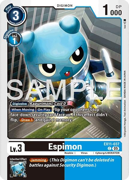 Image for Espimon (EX11-037 C) [Dawn of Liberator] - Digimon Card Game