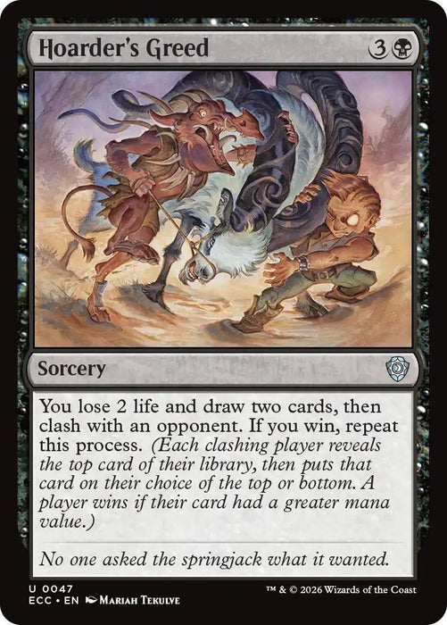Image for Hoarder's Greed (47) - Magic: The Gathering