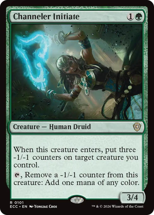 Image for Channeler Initiate (101) - Magic: The Gathering