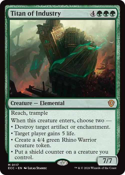 Image for Titan of Industry (117) - Magic: The Gathering
