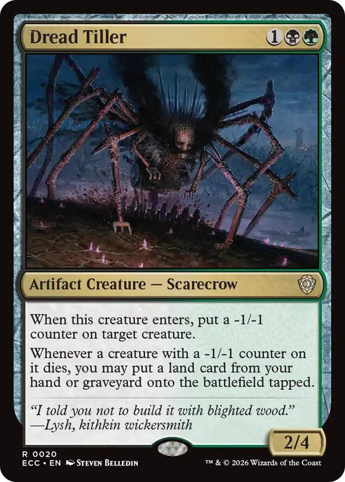 Image for Dread Tiller (20) - Magic: The Gathering