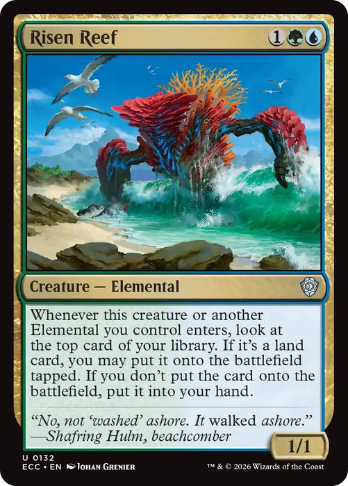 Image for Risen Reef (132) - Magic: The Gathering
