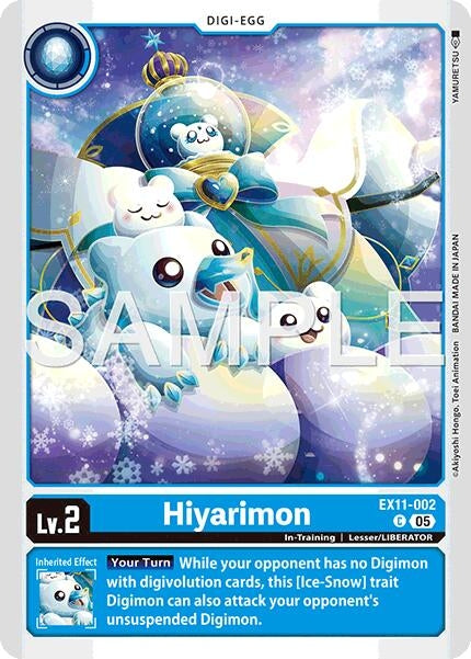 Image for Hiyarimon (EX11-002 C) [Dawn of Liberator] - Digimon Card Game