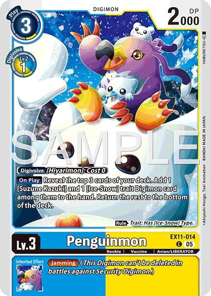 Image for Penguinmon (EX11-014 C) [Dawn of Liberator] - Digimon Card Game