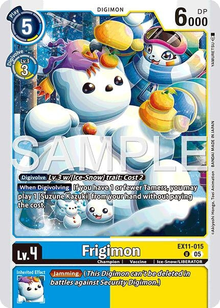 Image for Frigimon (EX11-015 U) [Dawn of Liberator] - Digimon Card Game