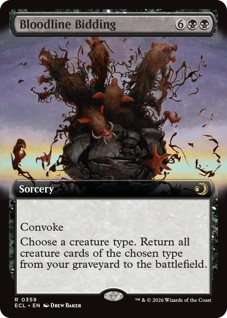 Image for Bloodline Bidding (Extended Art) (359) - Magic: The Gathering