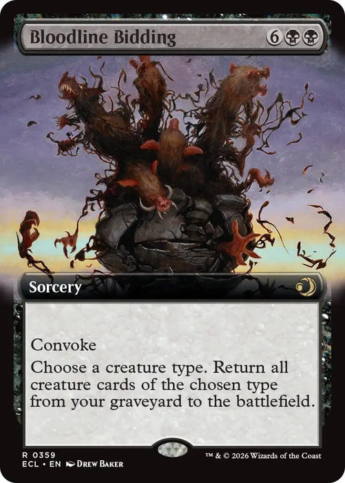 Image for Bloodline Bidding (Extended Art) (359) - Magic: The Gathering