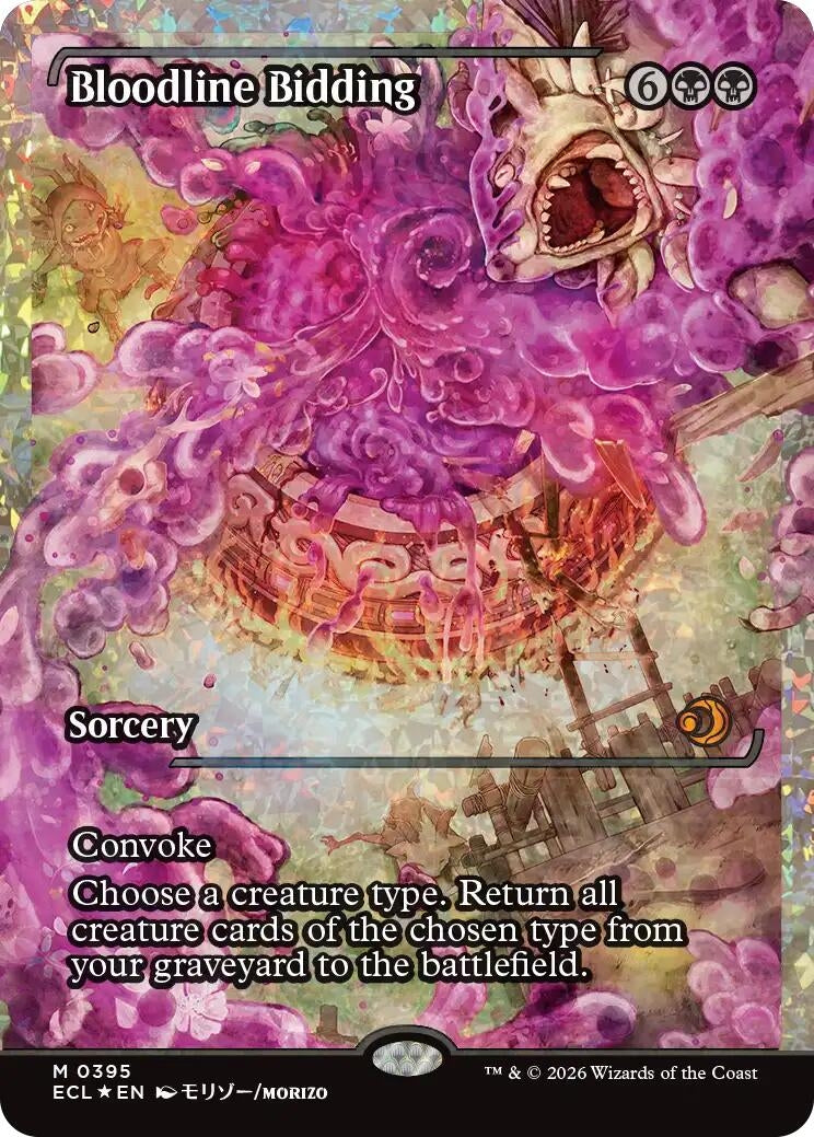 Image for Bloodline Bidding (Showcase) (Fracture Foil) (395) - Magic: The Gathering