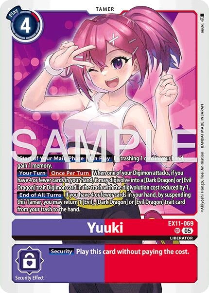 Image for Yuuki (EX11-069 SR) [Dawn of Liberator] - Digimon Card Game