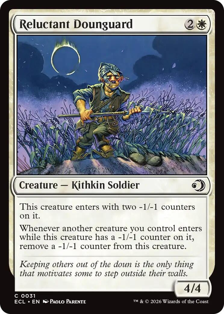 Image for Reluctant Dounguard (31) - Magic: The Gathering