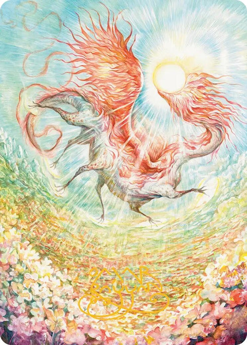 Image for Eirdu, Carrier of Dawn Art Card (Gold-Stamped Signature) (30) - Magic: The Gathering