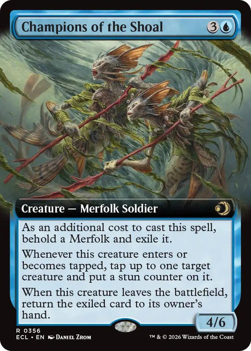 Image for Champions of the Shoal (Extended Art) (356) - Magic: The Gathering