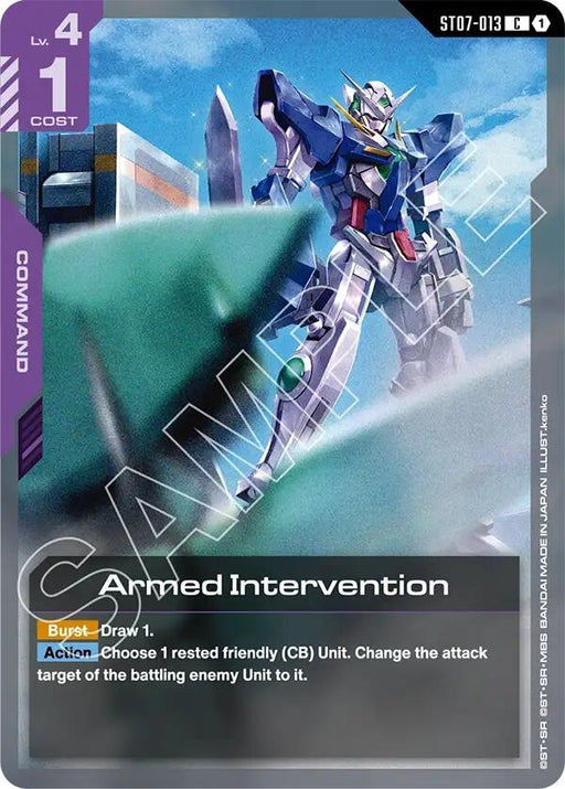 Image for Armed Intervention (ST07-013) - Gundam Card Game
