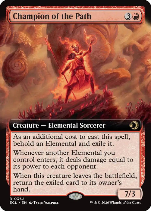 Image for Champion of the Path (Extended Art) (362) - Magic: The Gathering