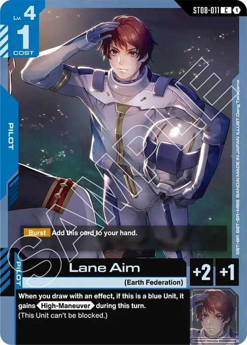 Image for Lane Aim (ST08-011) - Gundam Card Game