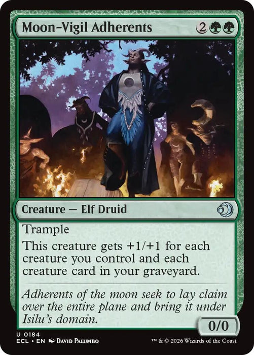 Image for Moon-Vigil Adherents (184) - Magic: The Gathering