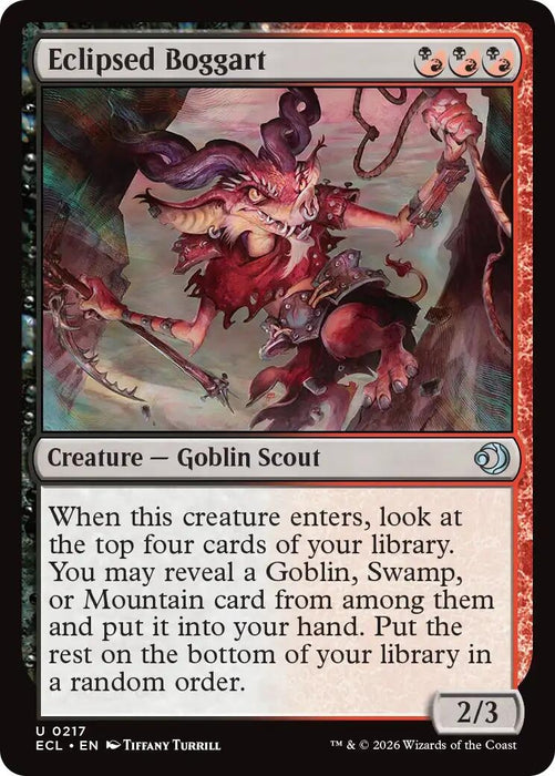 Image for Eclipsed Boggart (217) - Magic: The Gathering