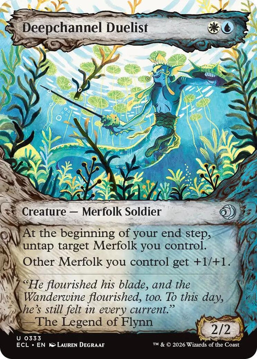 Image for Deepchannel Duelist (Showcase) (333) - Magic: The Gathering