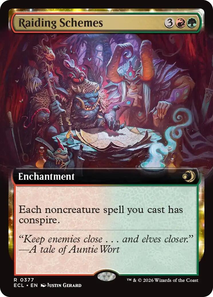 Image for Raiding Schemes (Extended Art) (377) - Magic: The Gathering