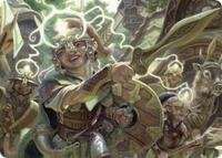Thoughtweft Lieutenant Art Card (26) [Lorwyn Eclipsed]