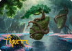 Image for Rain-Slicked Copse Art Card (Gold-Stamped Signature) (49) - Magic: The Gathering