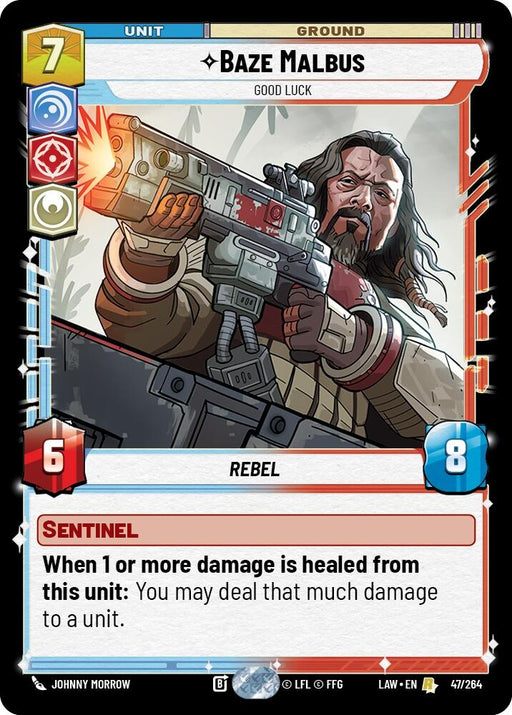 Image for Baze Malbus - Good Luck (47/264) - Star Wars: Unlimited