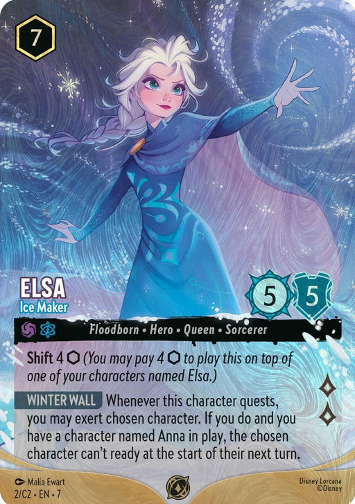 Image for Elsa - Ice Maker (Foil) (2) [Disney Lorcana Promo Cards] - Disney Lorcana