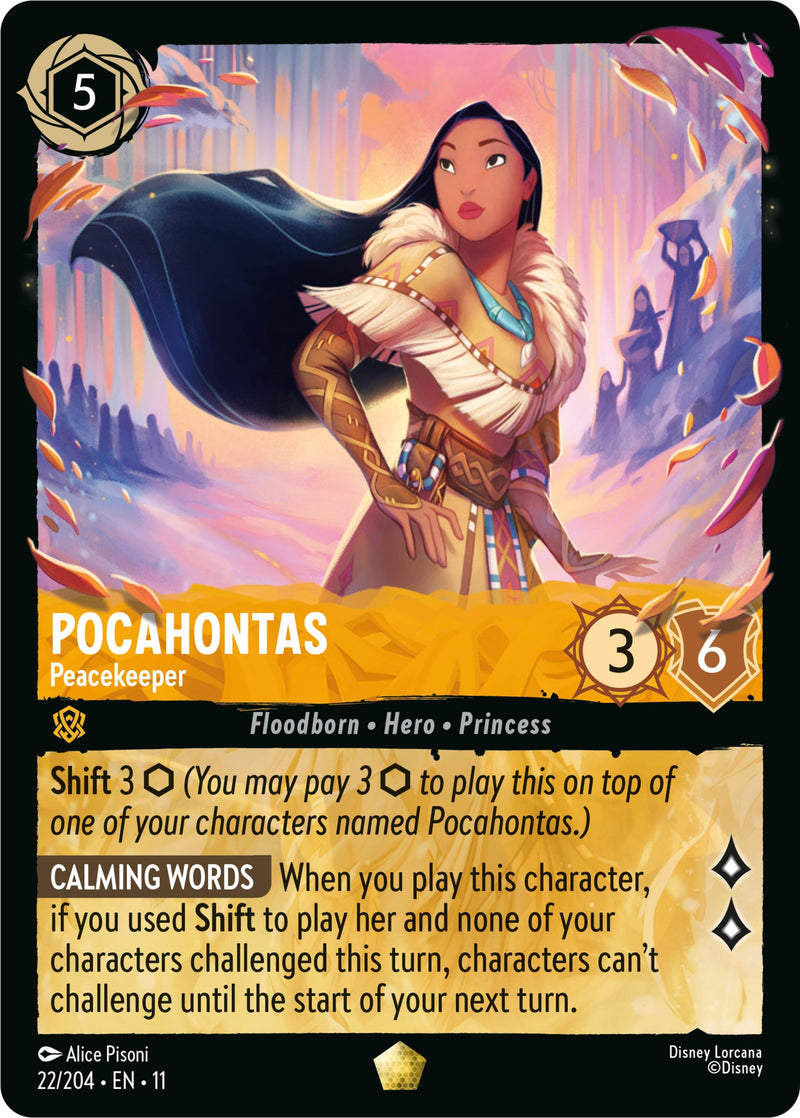 Image for Pocahontas - Peacekeeper (22/204) [Winterspell] - Disney Lorcana