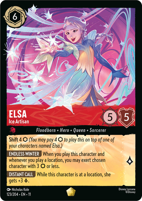 Image for Elsa - Ice Artisan (123/204) [Winterspell] - Disney Lorcana