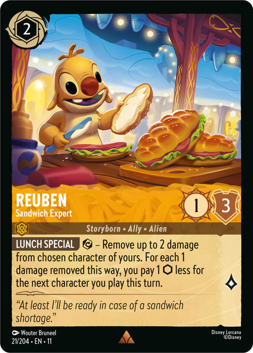 Image for Reuben - Sandwich Expert (21/204) [Winterspell] - Disney Lorcana