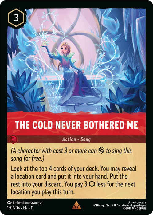 Image for The Cold Never Bothered Me (130/204) [Winterspell] - Disney Lorcana