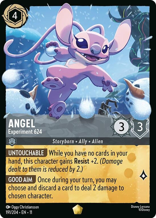 Image for Angel - Experiment 624 (191/204) [Winterspell] - Disney Lorcana