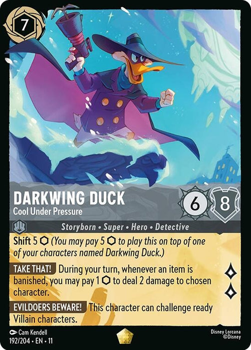 Image for Darkwing Duck - Cool Under Pressure (192/204) [Winterspell] - Disney Lorcana