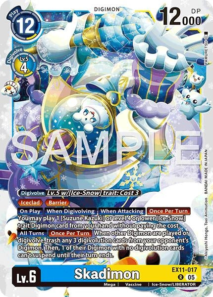 Image for Skadimon (EX11-017 R) [Dawn of Liberator] - Digimon Card Game