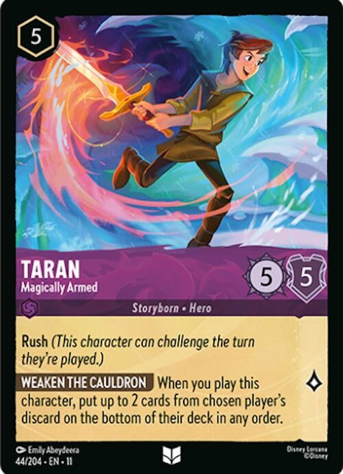 Image for Taran - Magically Armed (44/204) [Winterspell] - Disney Lorcana