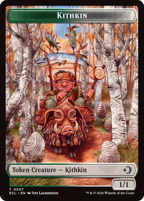 Image for Kithkin // Treasure Double-Sided Token (7 // 10) [Lorwyn Eclipsed] - Magic: The Gathering