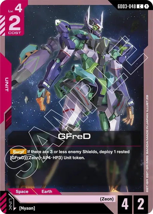 Image for GFreD (GD03-048) (GD03-048) - Gundam Card Game