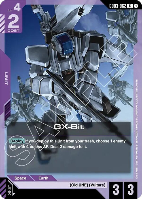 Image for GX-Bit (GD03-062) - Gundam Card Game