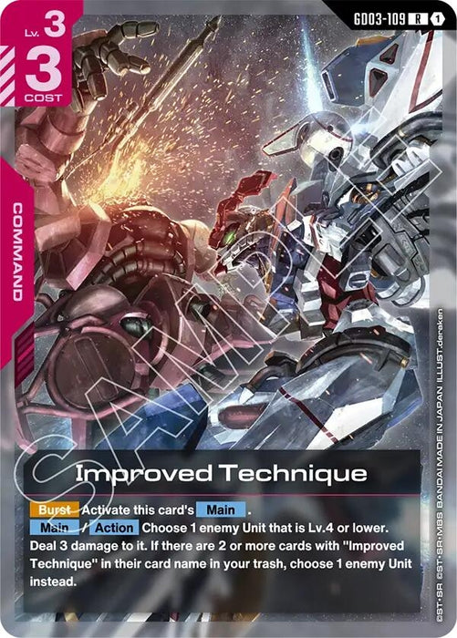 Image for Improved Technique (GD03-109) - Gundam Card Game
