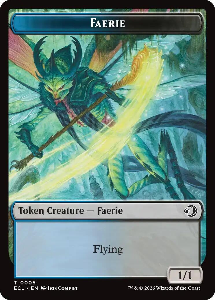 Image for Faerie // Goblin Double-Sided Token (5 // 6) [Lorwyn Eclipsed] - Magic: The Gathering