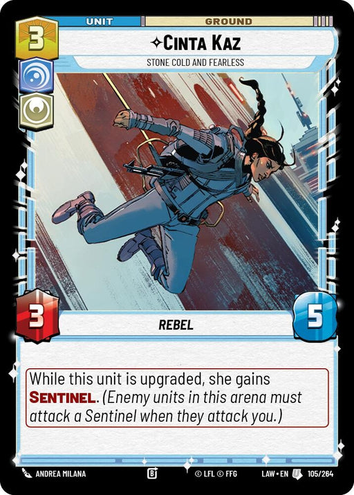 Image for Cinta Kaz - Stone Cold and Fearless (105/264) [A Lawless Time] - Star Wars: Unlimited